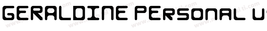 GERALDINE PErsonal u字体转换